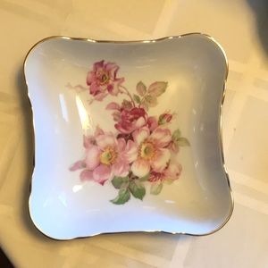 Floral bowl, E & R Golden crown